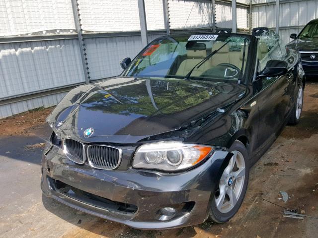 WBAUL7C54CVM82677 - 2012 BMW 128 I BLACK photo 2