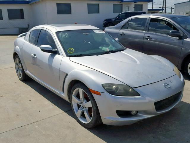 JM1FE17N540125729 - 2004 MAZDA RX8 SILVER photo 1