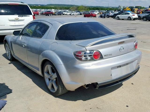 JM1FE17N540125729 - 2004 MAZDA RX8 SILVER photo 3