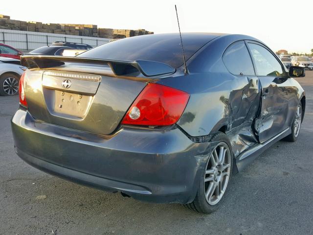 JTKDE177860113188 - 2006 TOYOTA SCION TC CHARCOAL photo 4