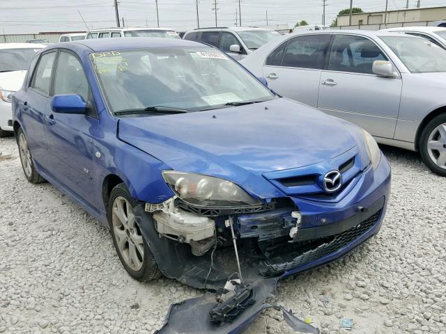 JM1BK143071692469 - 2007 MAZDA 3 HATCHBAC BLUE photo 1