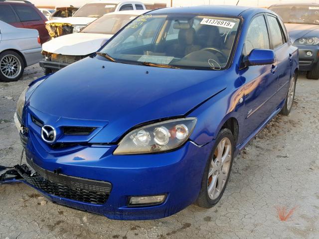 JM1BK143071692469 - 2007 MAZDA 3 HATCHBAC BLUE photo 2