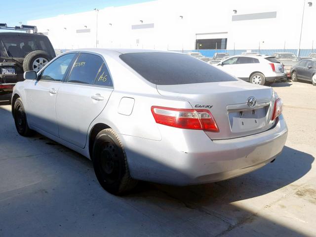 4T1BE46K27U681836 - 2007 TOYOTA CAMRY NEW SILVER photo 3