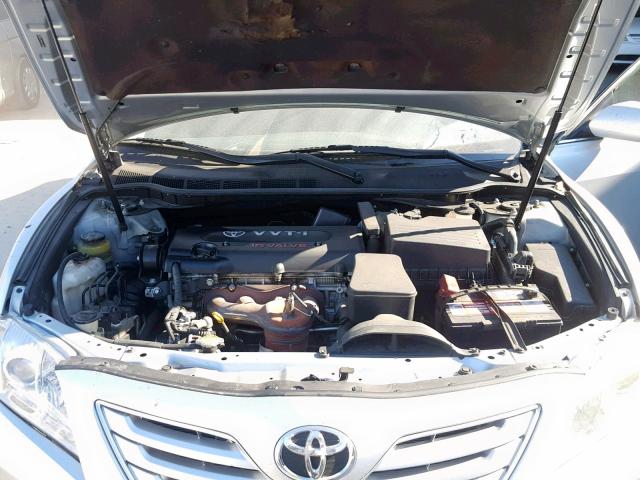 4T1BE46K27U681836 - 2007 TOYOTA CAMRY NEW SILVER photo 7