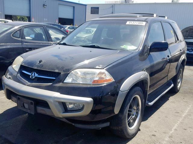 2HNYD18821H527150 - 2001 ACURA MDX TOURIN BLACK photo 2