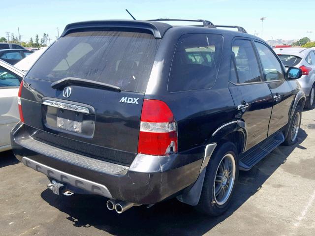 2HNYD18821H527150 - 2001 ACURA MDX TOURIN BLACK photo 4