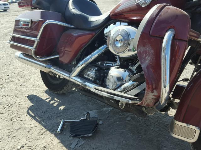 1HD1FCW156Y647278 - 2006 HARLEY-DAVIDSON FLHTCUI RED photo 9