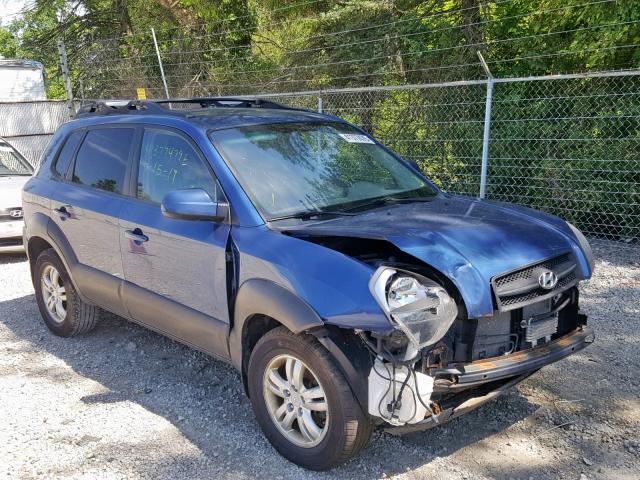 KM8JN12D67U585936 - 2007 HYUNDAI TUCSON SE BLUE photo 1