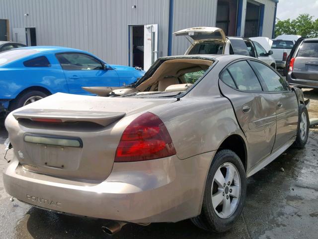 2G2WP552861275081 - 2006 PONTIAC GRAND PRIX GOLD photo 4