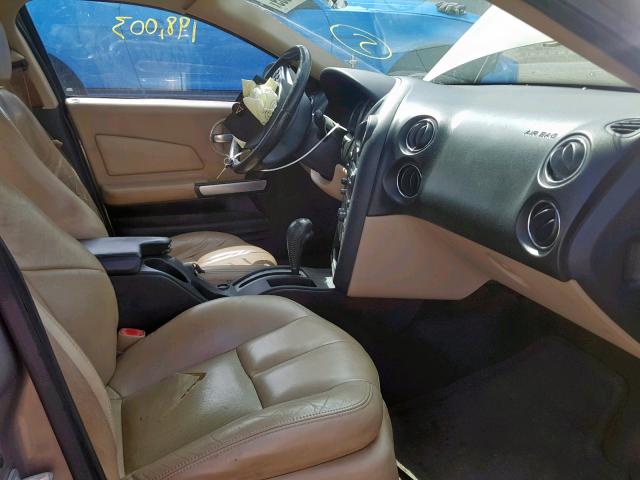 2G2WP552861275081 - 2006 PONTIAC GRAND PRIX GOLD photo 5