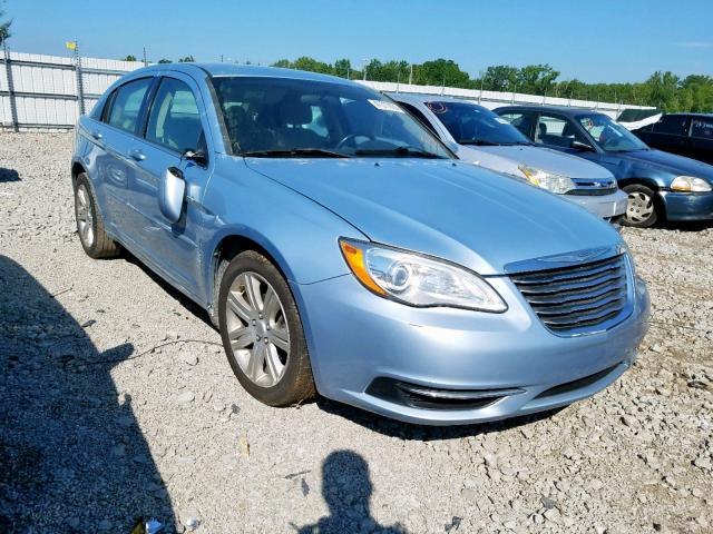 1C3CCBBB3DN659122 - 2013 CHRYSLER 200 TOURIN BLUE photo 1