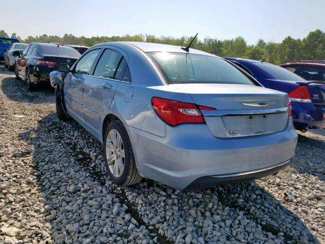 1C3CCBBB3DN659122 - 2013 CHRYSLER 200 TOURIN BLUE photo 3