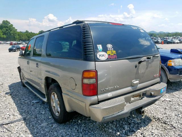 1GKFK66U53J323724 - 2003 GMC YUKON XL D BEIGE photo 3