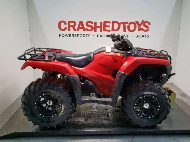 1HFTE4144G4202498 - 2016 HONDA TRX420 FA RED photo 1