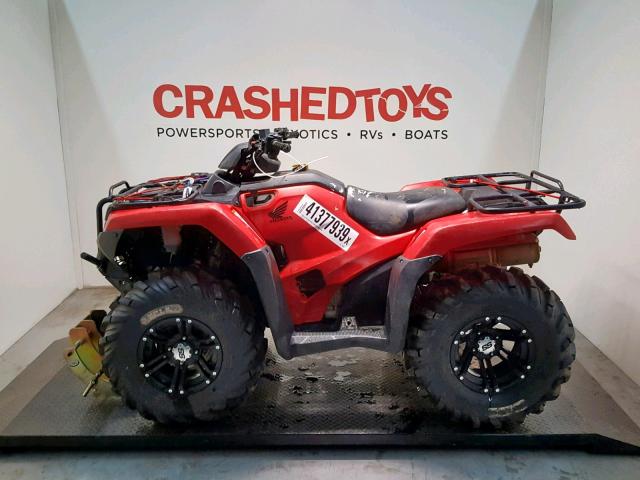 1HFTE4144G4202498 - 2016 HONDA TRX420 FA RED photo 3