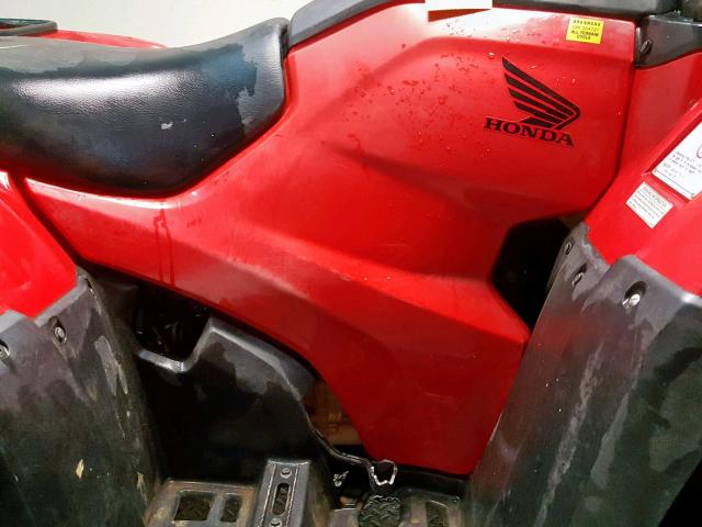 1HFTE4144G4202498 - 2016 HONDA TRX420 FA RED photo 6