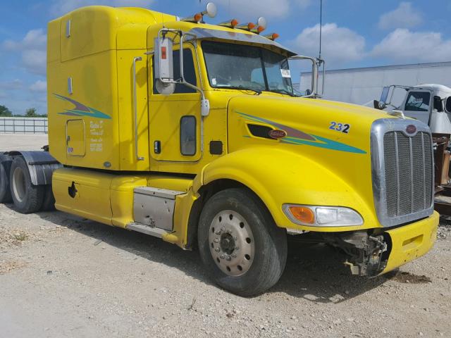 1XPHDU9X57N736121 - 2007 PETERBILT 386 YELLOW photo 9