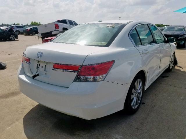 1HGCP2F88CA094548 - 2012 HONDA ACCORD EXL WHITE photo 4