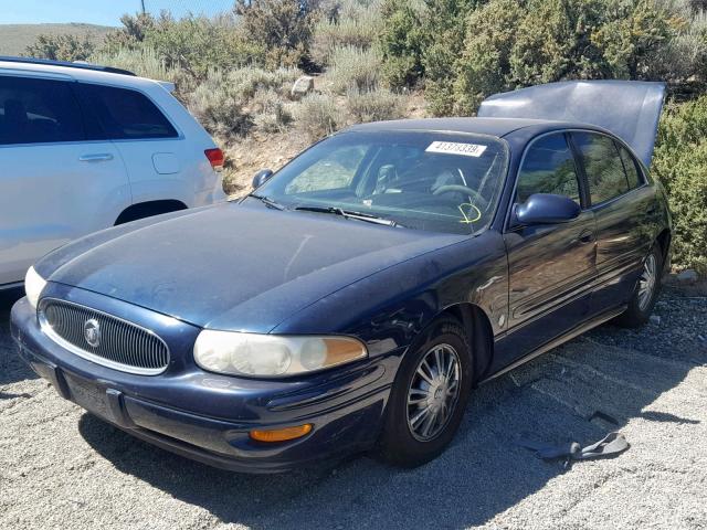 1G4HP54K444145589 - 2004 BUICK LESABRE CU BLUE photo 2