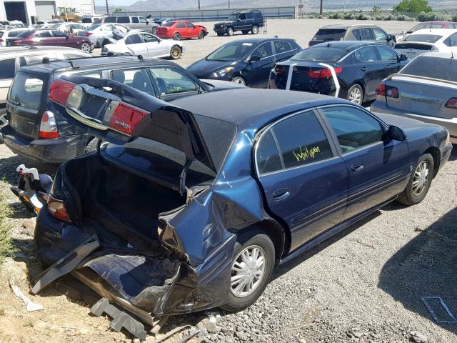 1G4HP54K444145589 - 2004 BUICK LESABRE CU BLUE photo 4