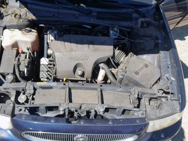 1G4HP54K444145589 - 2004 BUICK LESABRE CU BLUE photo 7