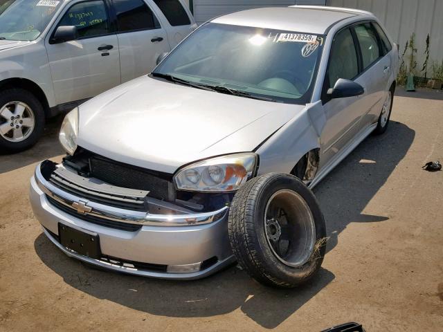 1G1ZU64825F176477 - 2005 CHEVROLET MALIBU MAX 银色 照片 2