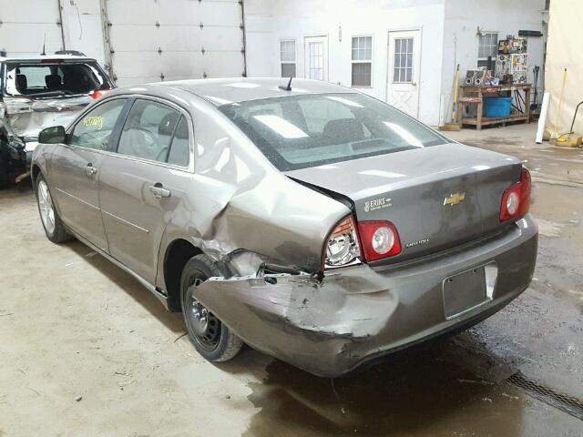 1G1ZB5EB8AF236704 - 2010 CHEVROLET MALIBU LS 灰色 照片 3