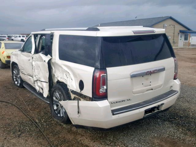 1GKS2JKJ5FR256495 - 2015 GMC YUKON XL D WHITE photo 3