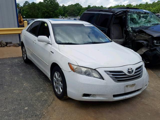 JTNBB46K493051656 - 2009 TOYOTA CAMRY HYBR WHITE photo 1