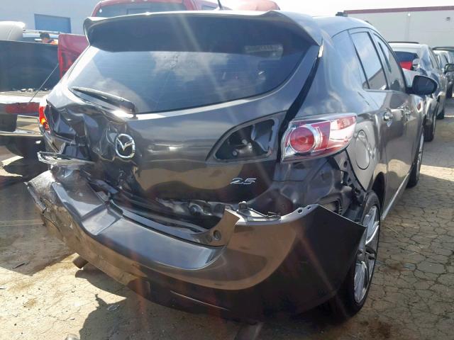 JM1BL1H5XA1248676 - 2010 MAZDA 3 S GRAY photo 4