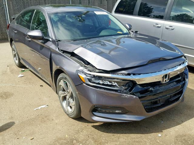 1HGCV1F67JA190988 - 2018 HONDA ACCORD EXL BLACK photo 1