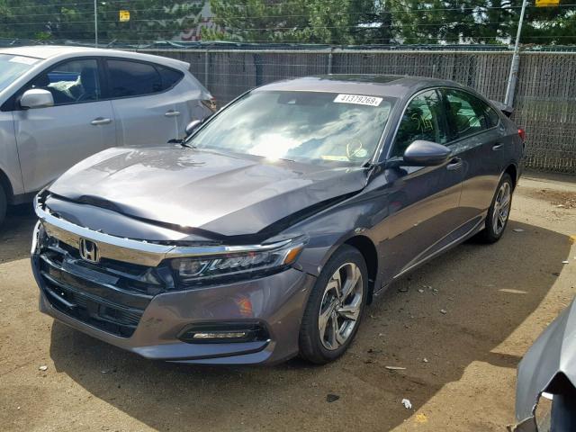 1HGCV1F67JA190988 - 2018 HONDA ACCORD EXL BLACK photo 2