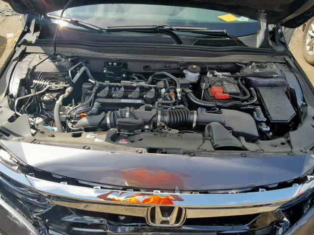 1HGCV1F67JA190988 - 2018 HONDA ACCORD EXL BLACK photo 7