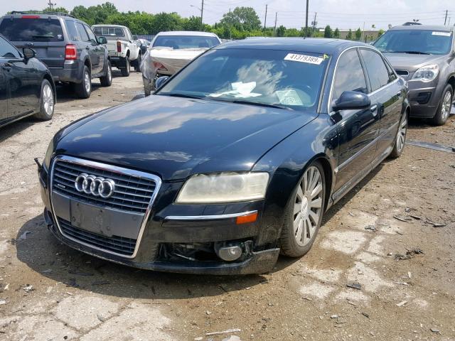 WAUML44E06N004189 - 2006 AUDI A8 L QUATT BLACK photo 2