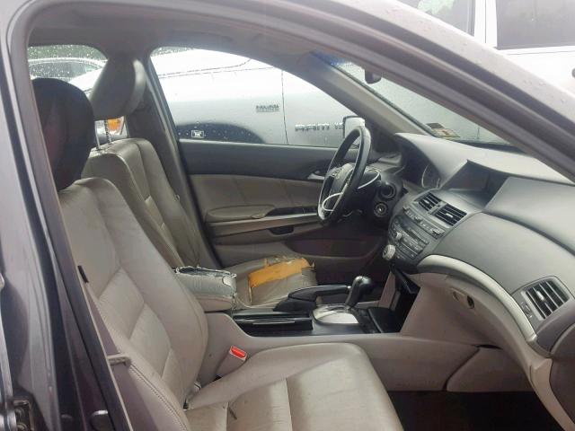 1HGCP26859A031223 - 2009 HONDA ACCORD EXL GRAY photo 5