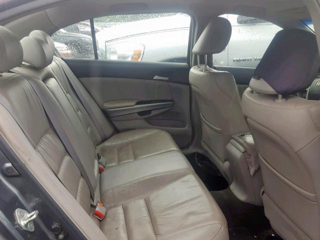 1HGCP26859A031223 - 2009 HONDA ACCORD EXL GRAY photo 6