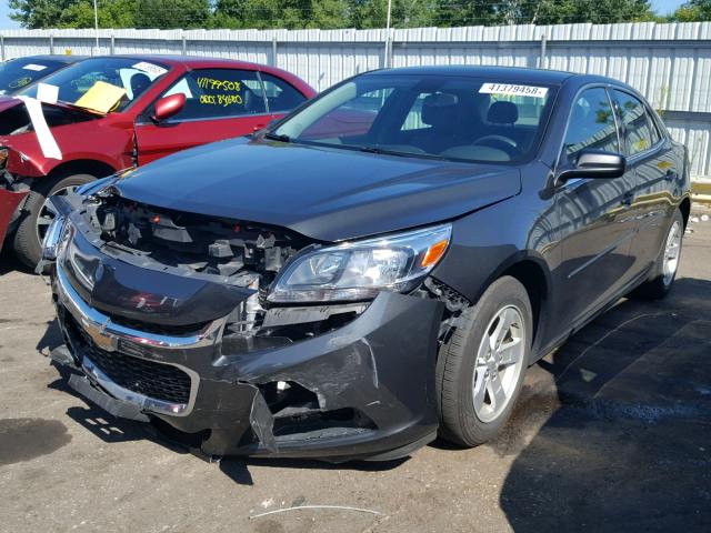 1G11B5SL2FF117824 - 2015 CHEVROLET MALIBU LS 灰色 照片 2