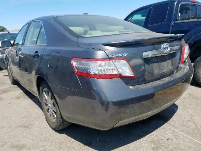 4T1BB3EK3BU126780 - 2011 TOYOTA CAMRY HYBR CHARCOAL photo 3