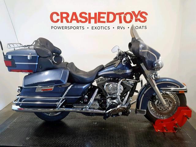 1HD1FCW143Y607706 - 2003 HARLEY-DAVIDSON FLHTCUI BLUE photo 1