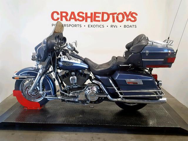 1HD1FCW143Y607706 - 2003 HARLEY-DAVIDSON FLHTCUI BLUE photo 3