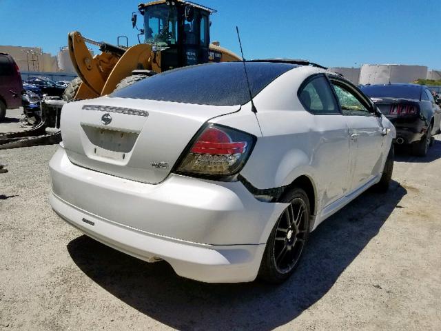 JTKDE177770205250 - 2007 TOYOTA SCION TC თეთრი ფოტო 4