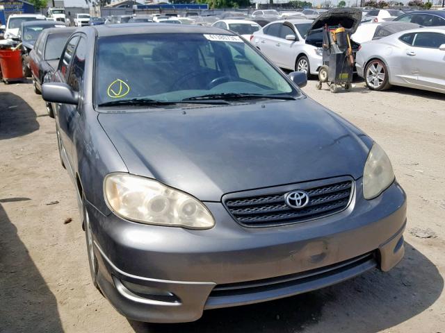 2T1BY30E75C367781 - 2005 TOYOTA COROLLA XR GRAY photo 9