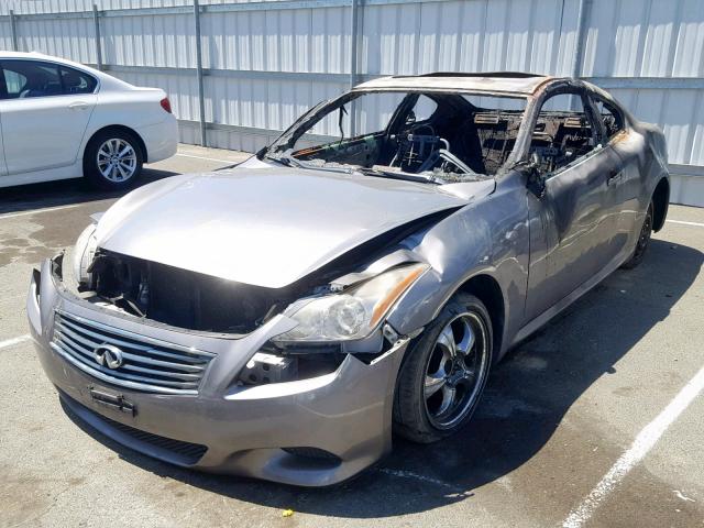 JNKCV64E28M124300 - 2008 INFINITI G37 BASE BURN photo 2