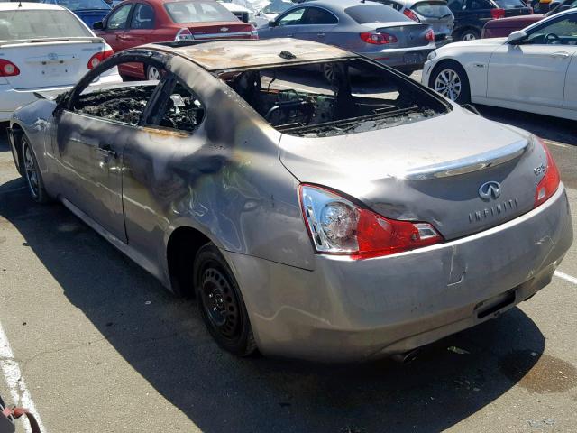 JNKCV64E28M124300 - 2008 INFINITI G37 BASE BURN photo 3