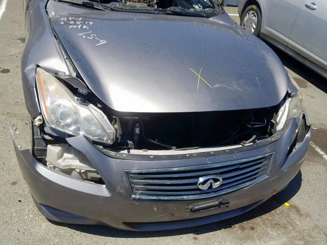 JNKCV64E28M124300 - 2008 INFINITI G37 BASE BURN photo 7