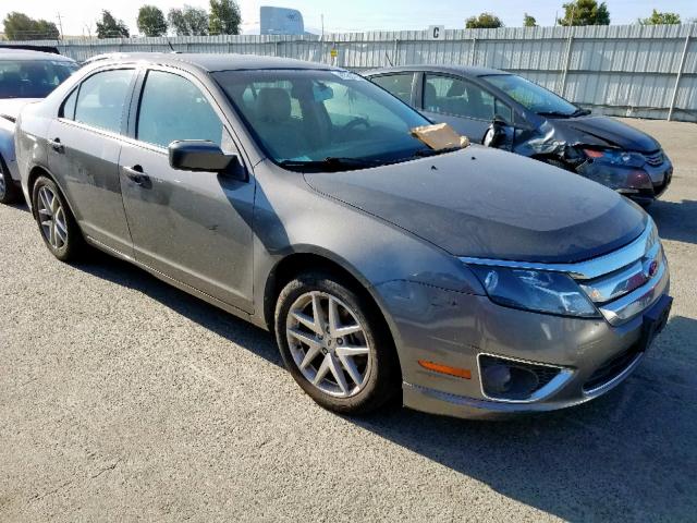 3FAHP0JG9CR265391 - 2012 FORD FUSION SEL GRAY photo 1