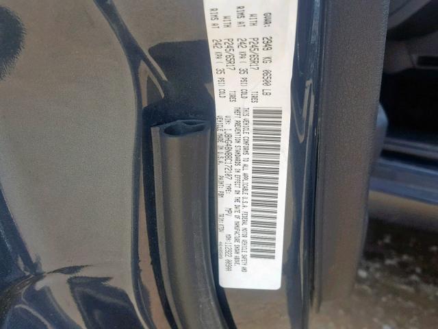 1J8HG48N88C172107 - 2008 JEEP COMMANDER CHARCOAL photo 10