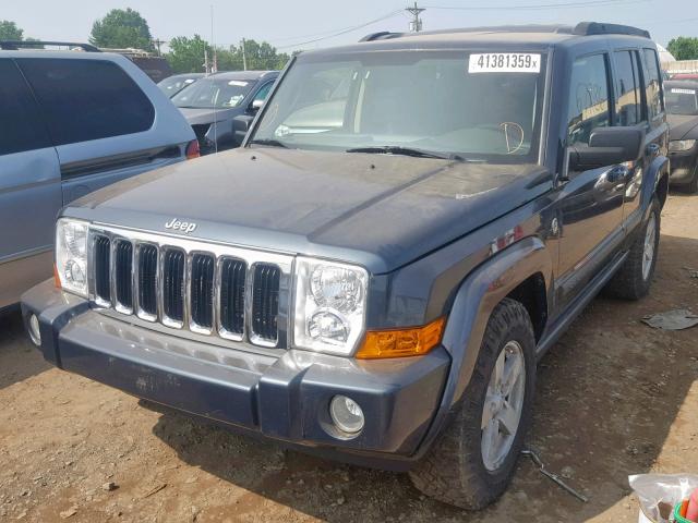 1J8HG48N88C172107 - 2008 JEEP COMMANDER CHARCOAL photo 2
