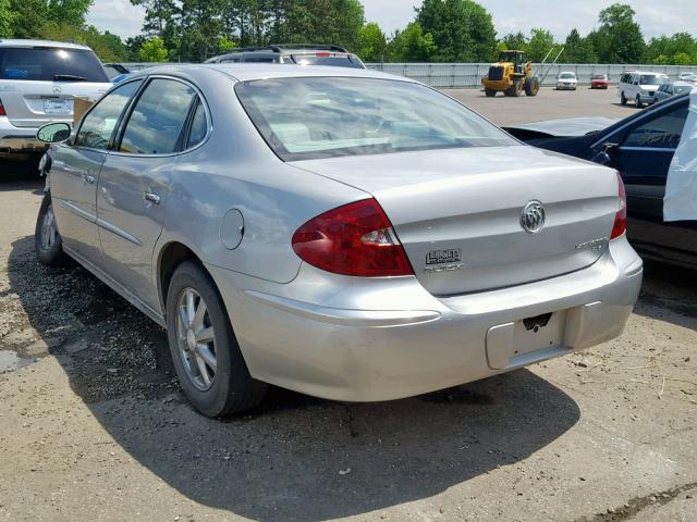 2G4WD552371102926 - 2007 BUICK LACROSSE C SILVER photo 3