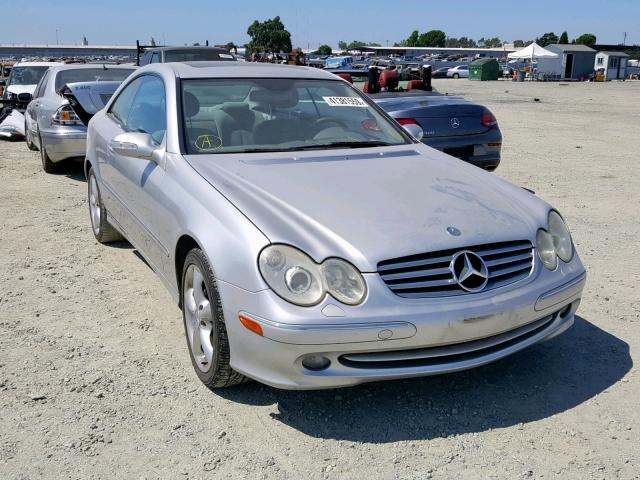 WDBTJ65J54F113359 - 2004 MERCEDES-BENZ CLK 320C SILVER photo 1